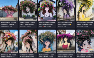 如何制作短视频绘画 28万赞的AI墙绘花女孩，保姆级教程来了！